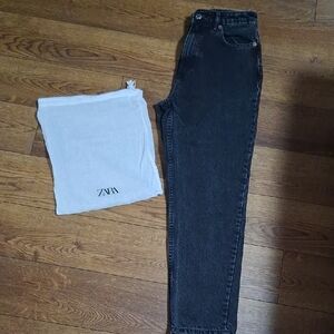 Zara Women Charcoal Slim Jeans
